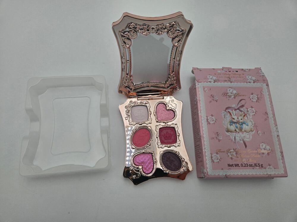 Flower Knows Bunny Garden 03 Ruby Berry Eyeshadow Palette NOB